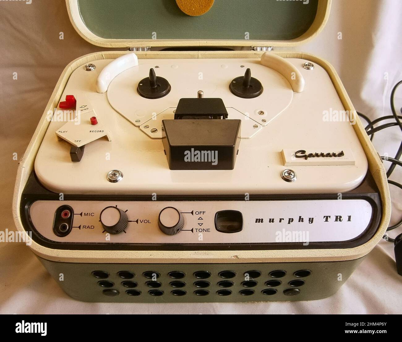 Murphy TR1 vintage reel to reel tape recorder made in England in the early  1960s Stock Photo - Alamy