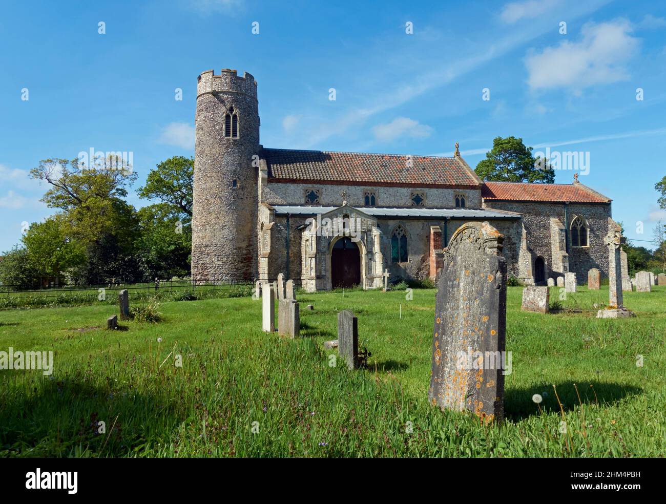 St Andrews Church, Wickmere, Norfolk, England. Stock Photo