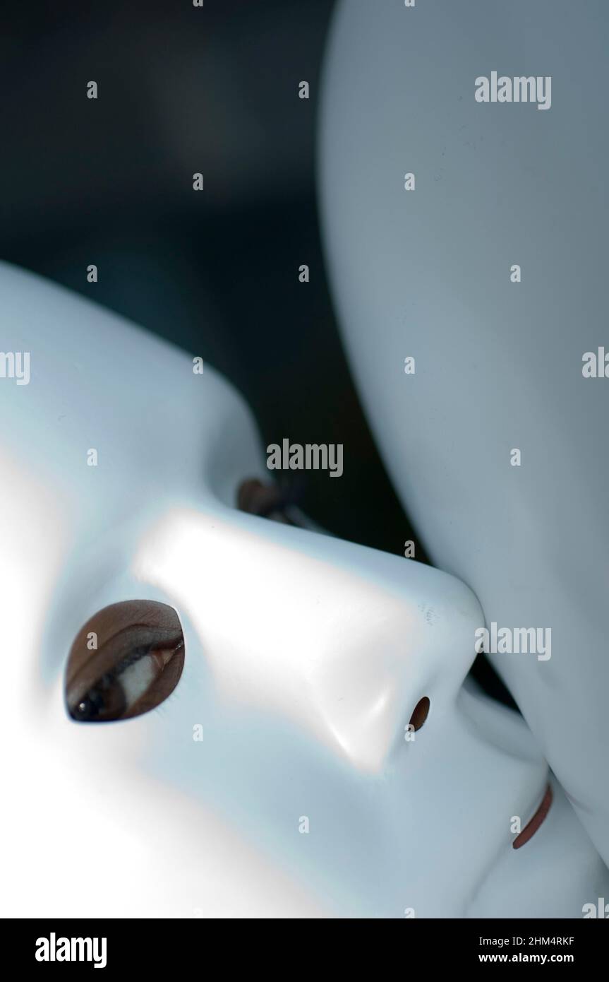 Close-Up Of A Person Wearing A Mask, Credit:Photoshot Creative / Stuart Cox / Avalon Stock Photo
