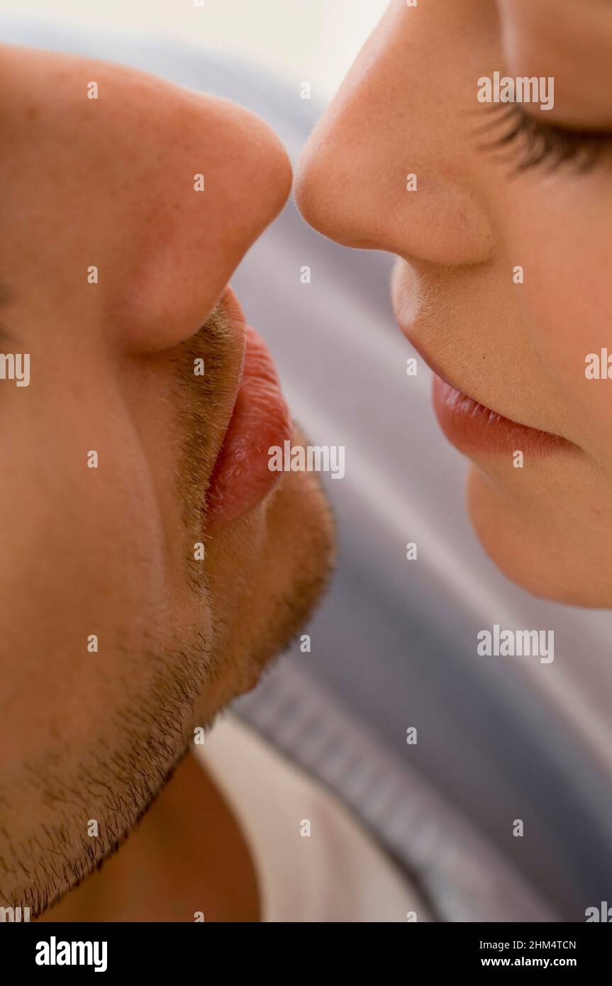 Close-Up Of A Young Couple Face To Face, Credit:Photoshot Creative / Stuart Cox / Avalon Stock Photo