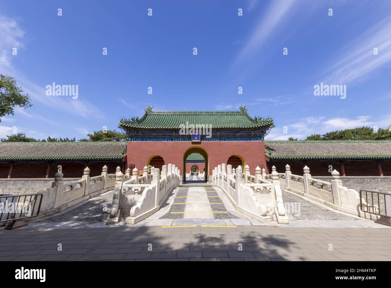The hall of abstinence Beijing temple of heaven park Stock Photo
