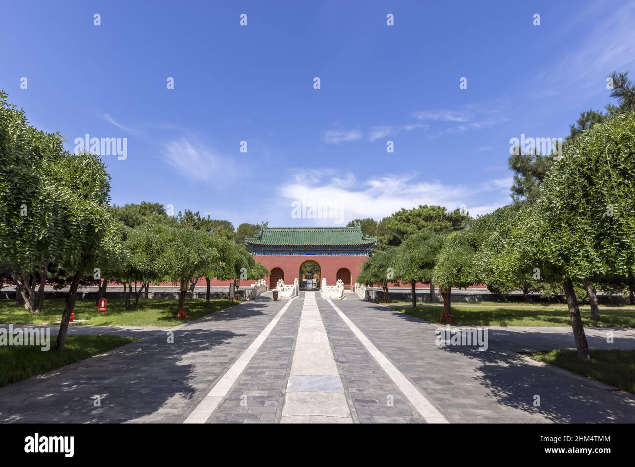 The hall of abstinence Beijing temple of heaven park Stock Photo