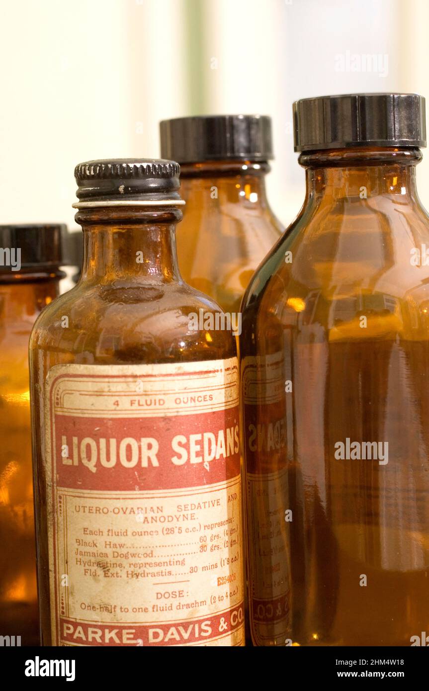 A Selection Of Various Size Medical Bottles., Credit:Photoshot Creative / Stuart Cox / Avalon Stock Photo