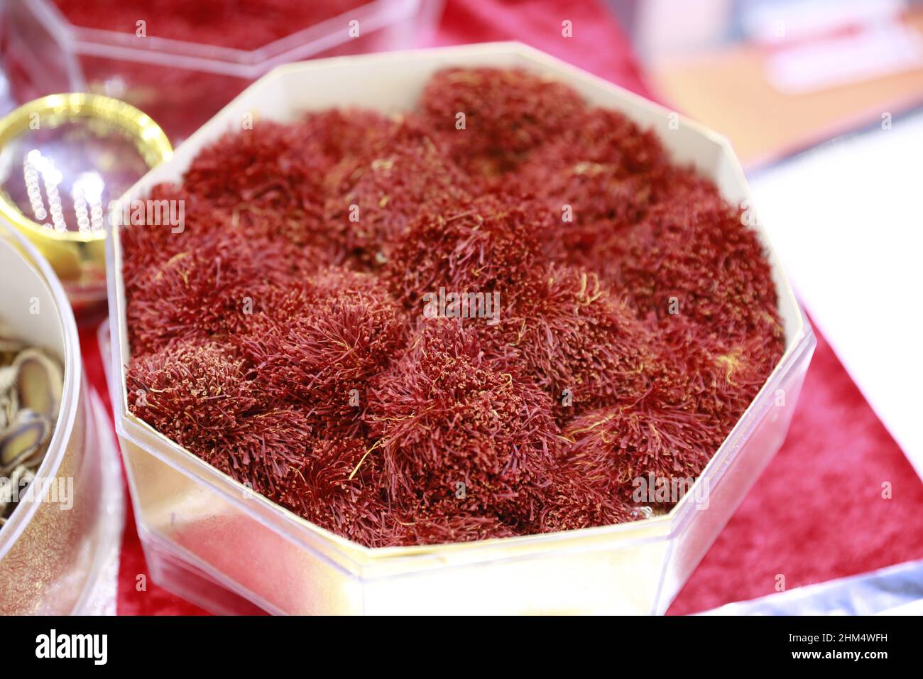 Traditional Chinese medicine TCM saffron Stock Photo Alamy