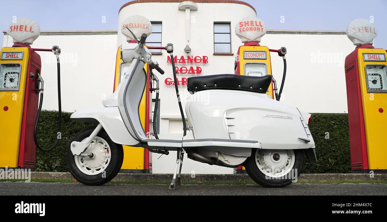 Lambretta Sereis 1 2 and 3 Standard Fuel Petrol Tank Painted White Italian