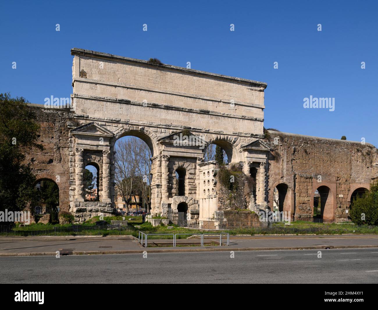 Rome. Italy. Porta Maggiore. Stock Photo