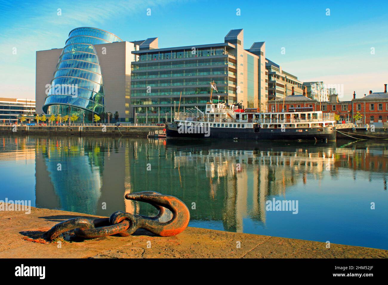 North Wall Quay, Dublin City Stock Photo Alamy
