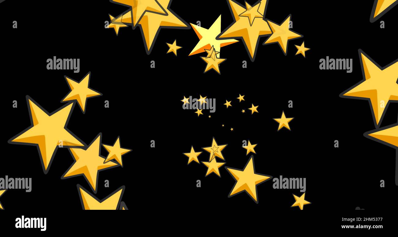 Image of hearts floating on black background Stock Photo - Alamy