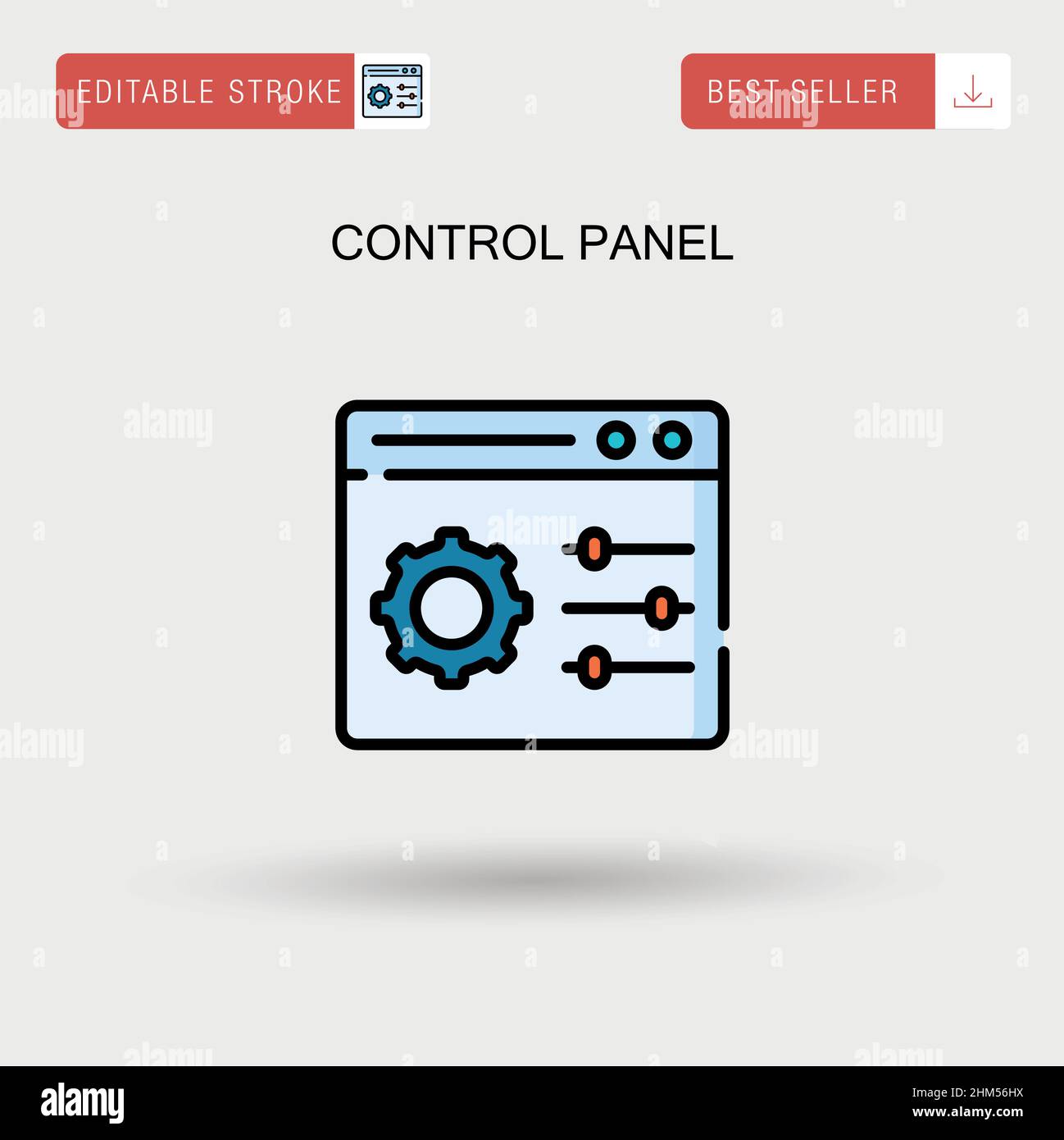 Console control panel Stock Vector Images - Alamy