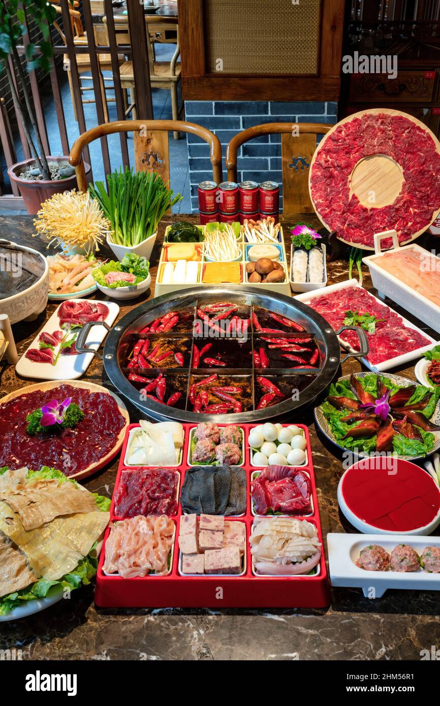 Hot pot duck blood hires stock photography and images Alamy