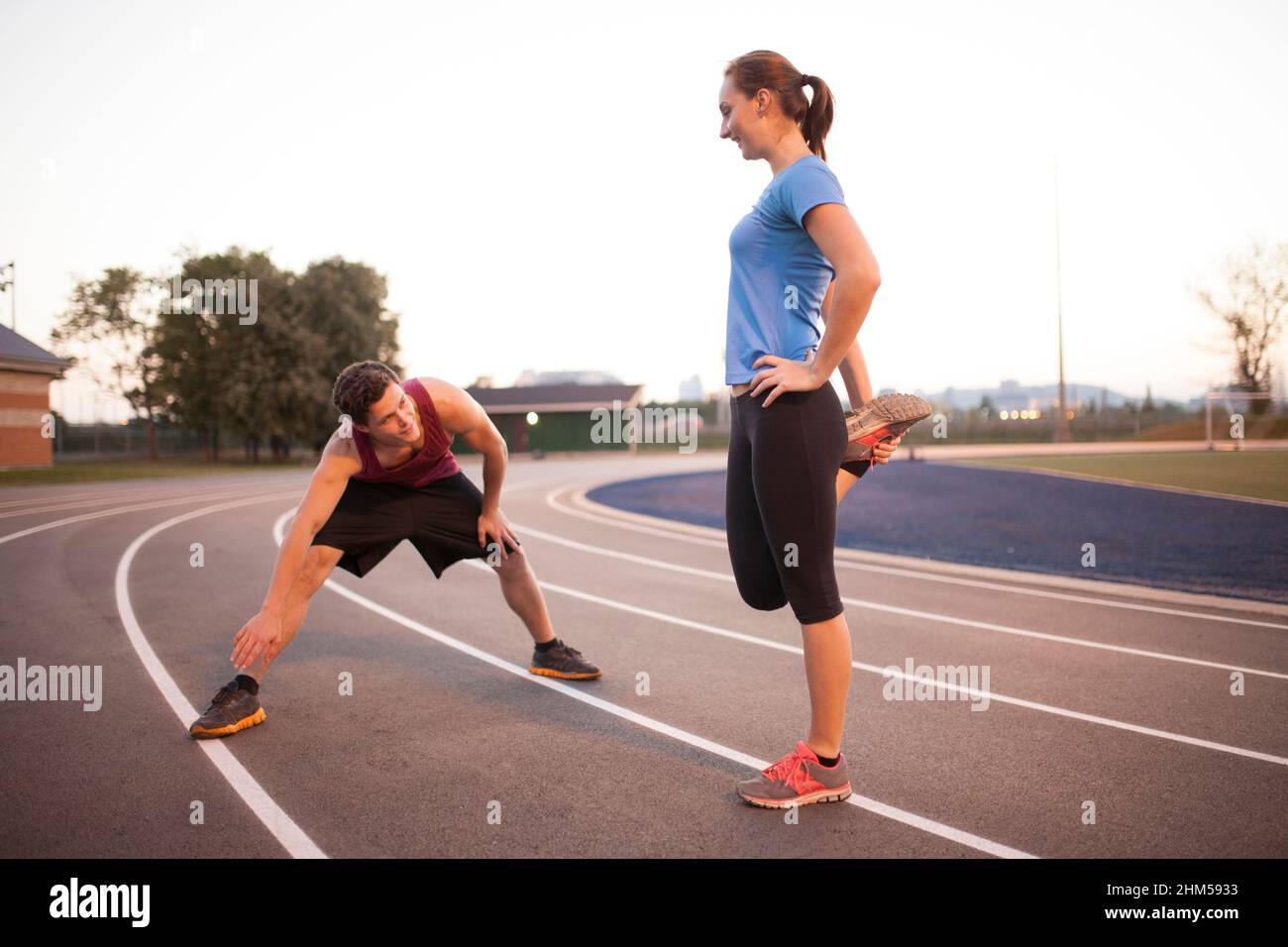 Young athletes training hi-res stock photography and images - Alamy