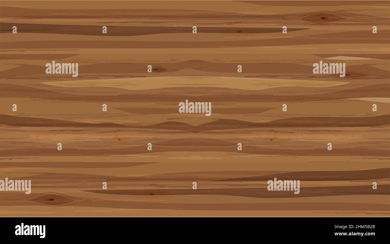 Texture of an old wood slice Oak or pine. Brown wood, countertop or finish Stock Vector