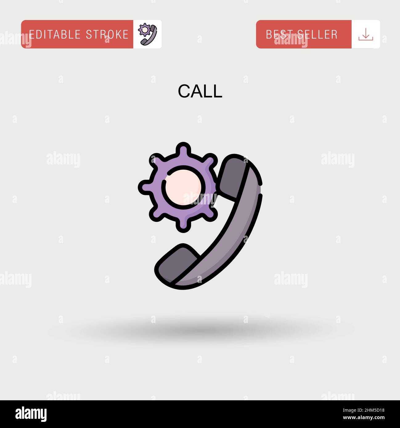 Call Simple vector icon Stock Vector Image & Art Alamy