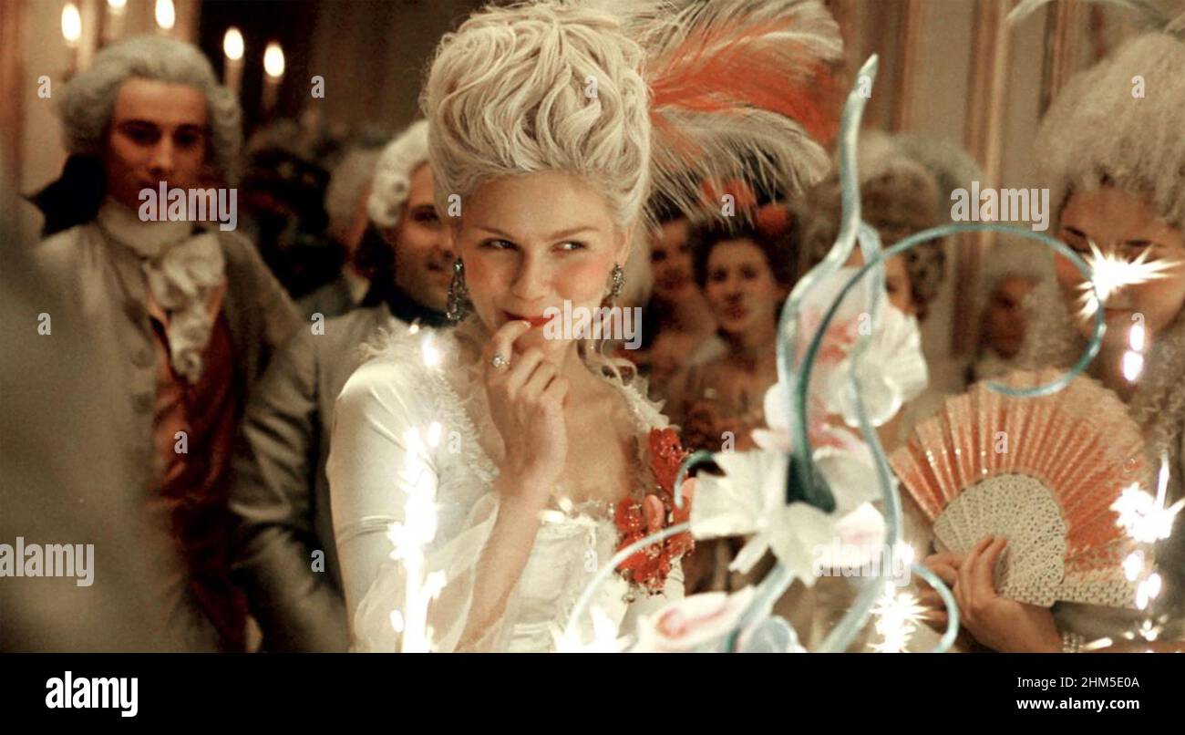 MARIE ANTOINETTE  2006 Sony Pictures Releasing film with Kirsten Dunst Stock Photo