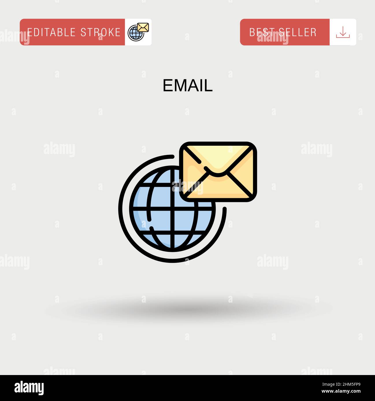 Email Simple vector icon Stock Vector Image & Art - Alamy