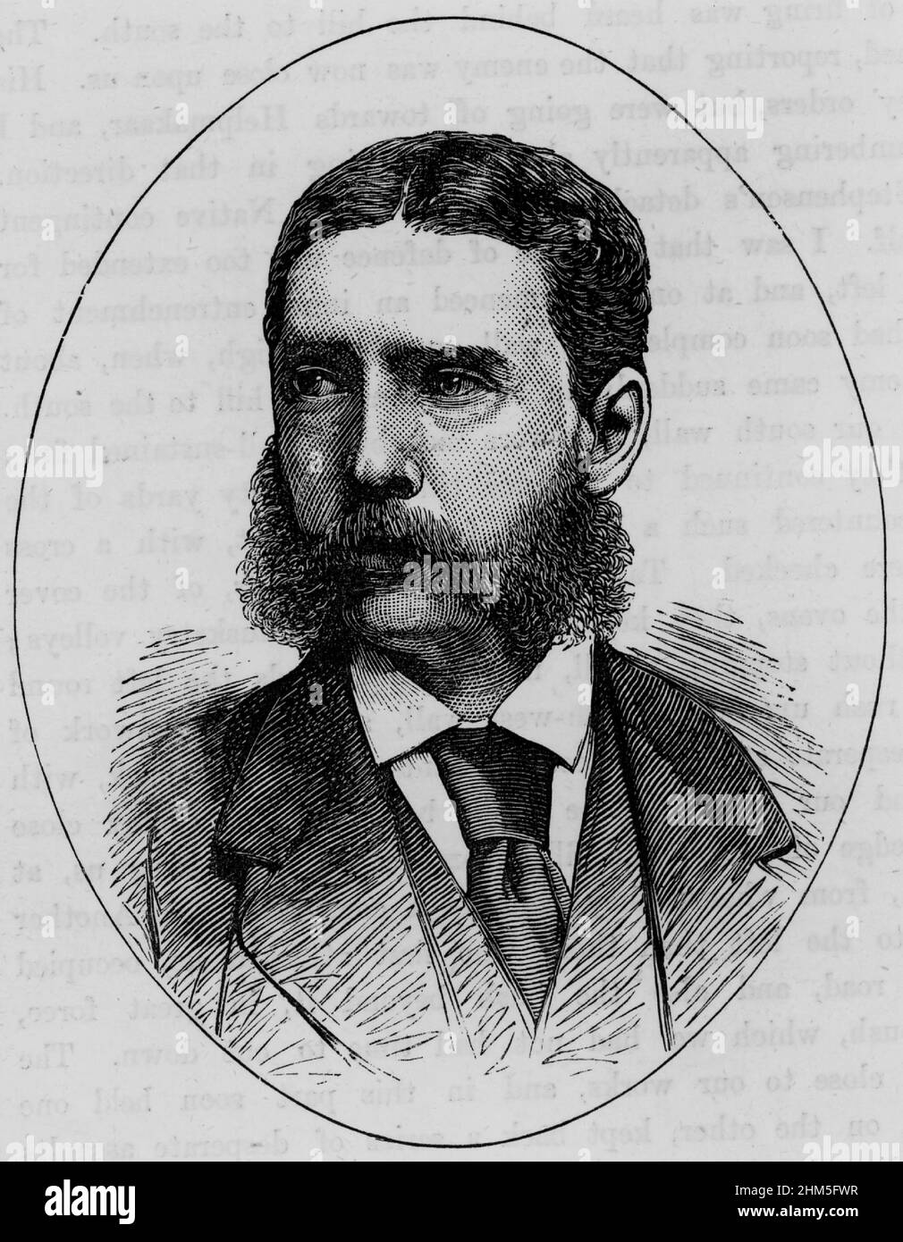 Lieutenant Gonville Bromhead (1859-1892) Stock Photo