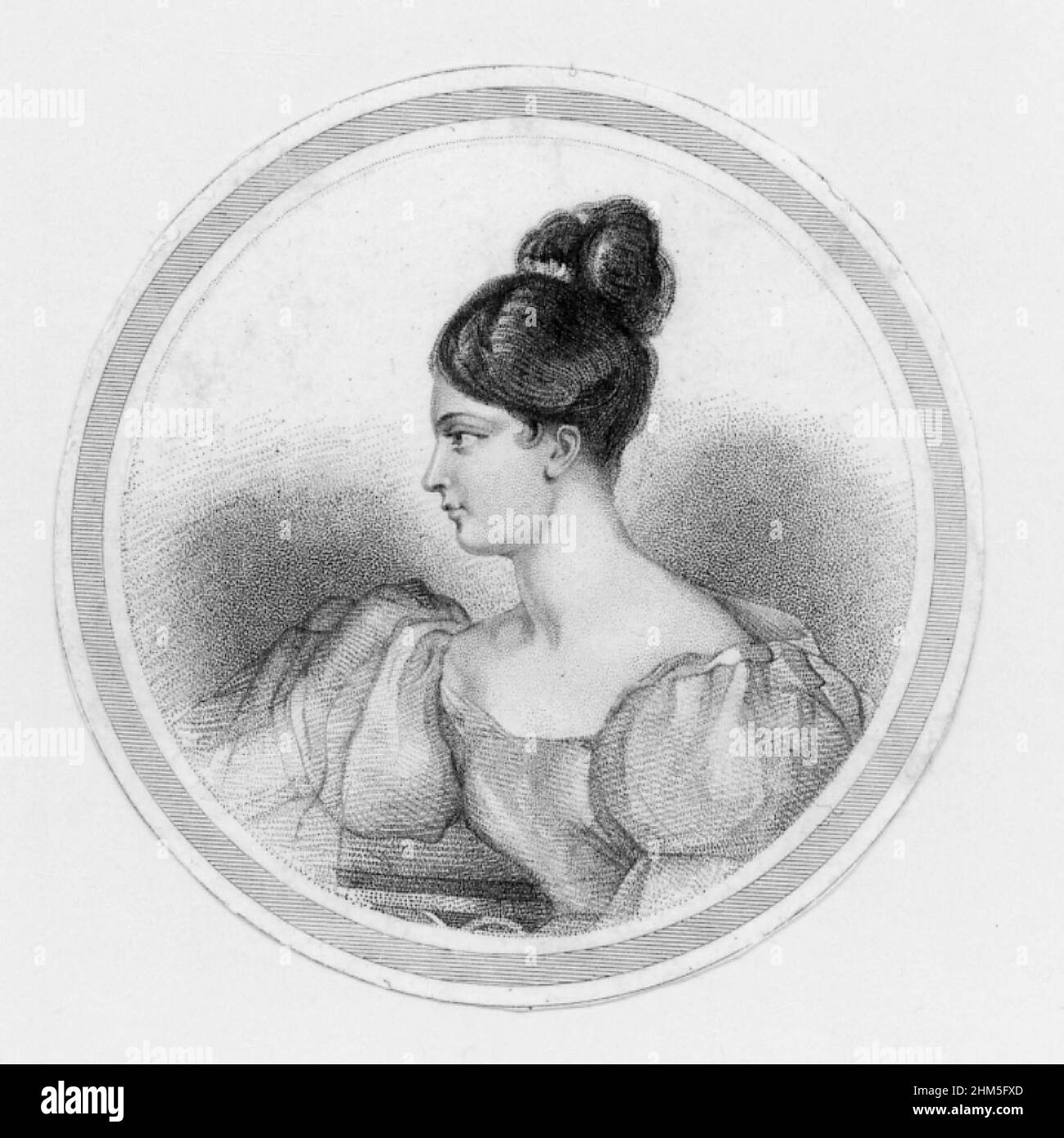 Fanny (Frances Anne) Kemble (1775-1854) English actress Stock Photo