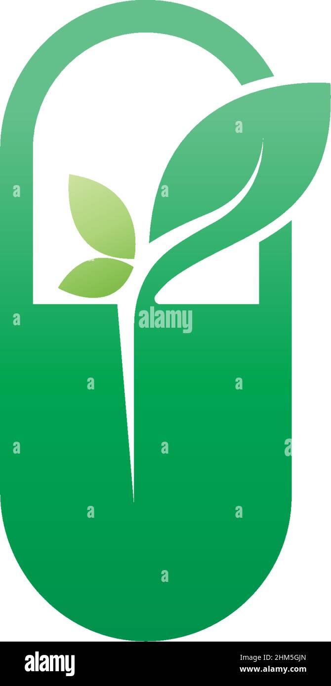 Capsule medicine icon logo desain illustration vector Stock Vector ...