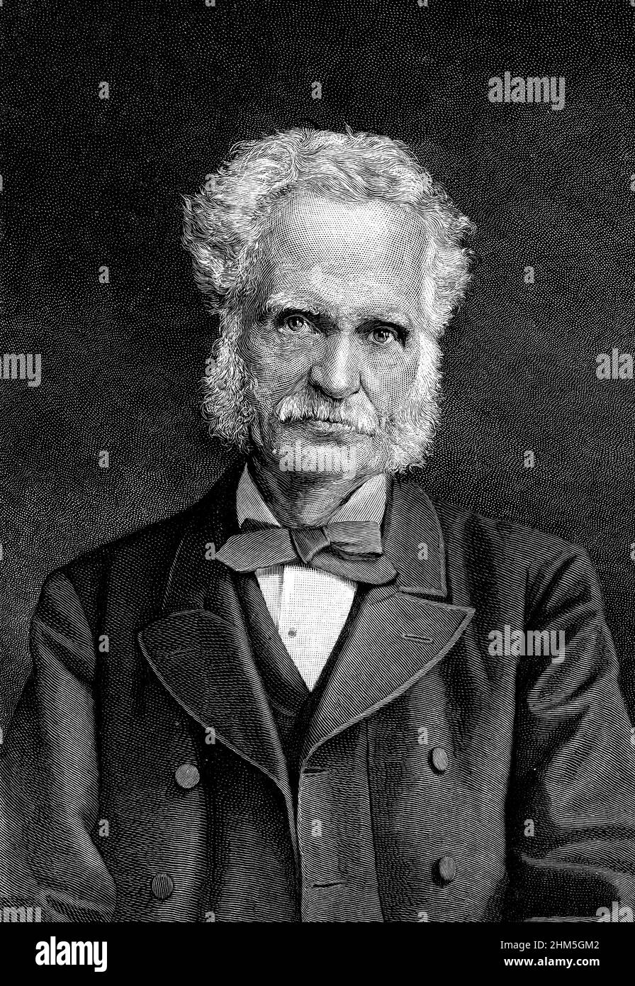 Henry Walter Bates (1825-92) English naturalist and traveller; Stock Photo