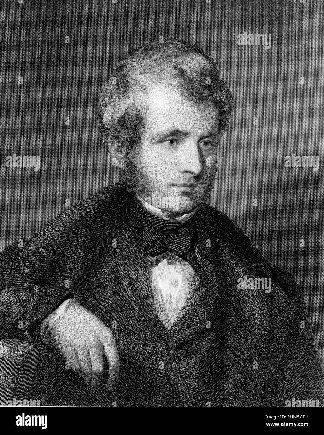 Portrait of John Arthur Roebuck (1801-79) - Engraving, 19th century Stock Photo