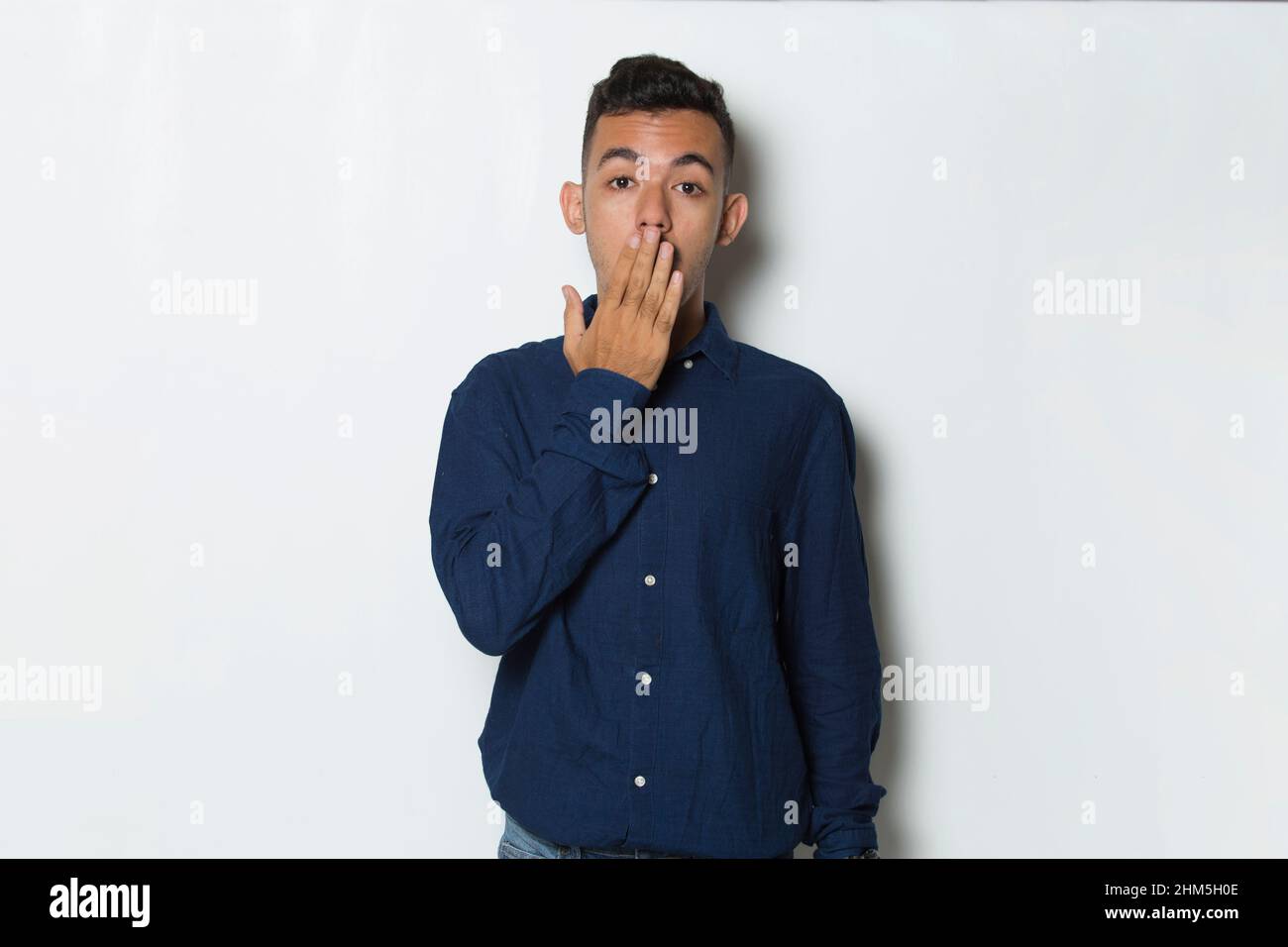 Shocked male in elegant suit hi-res stock photography and images - Alamy