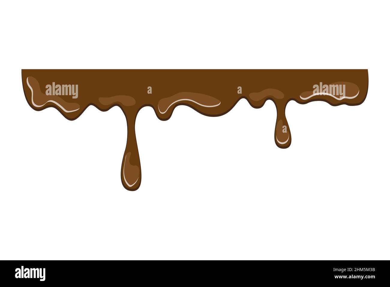 Chocolate splat vector illustration Stock Vector