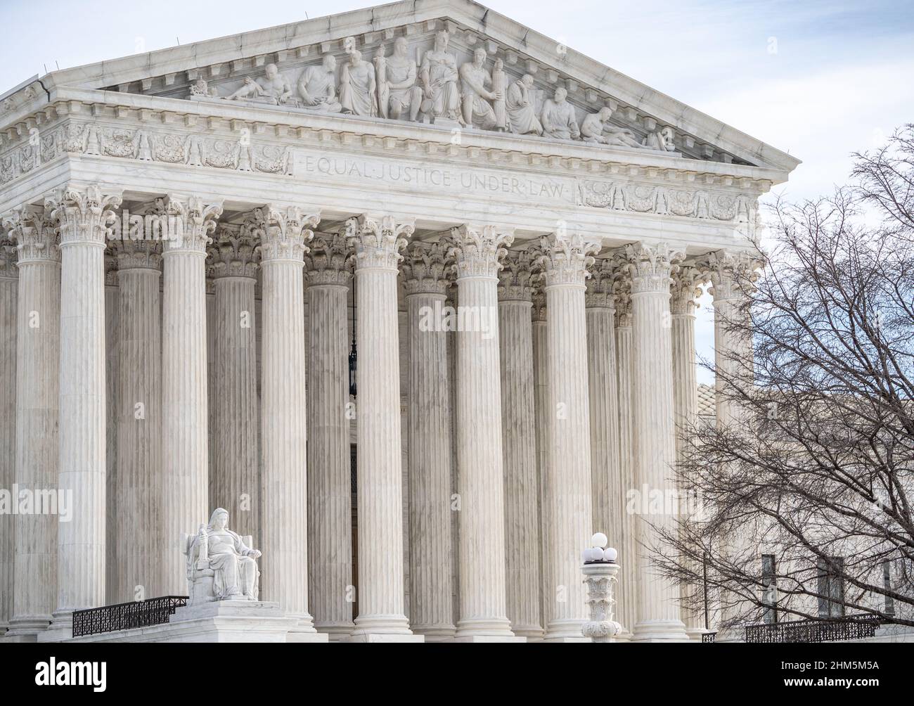 US Supreme Court Building, Washington DC Stock Photo