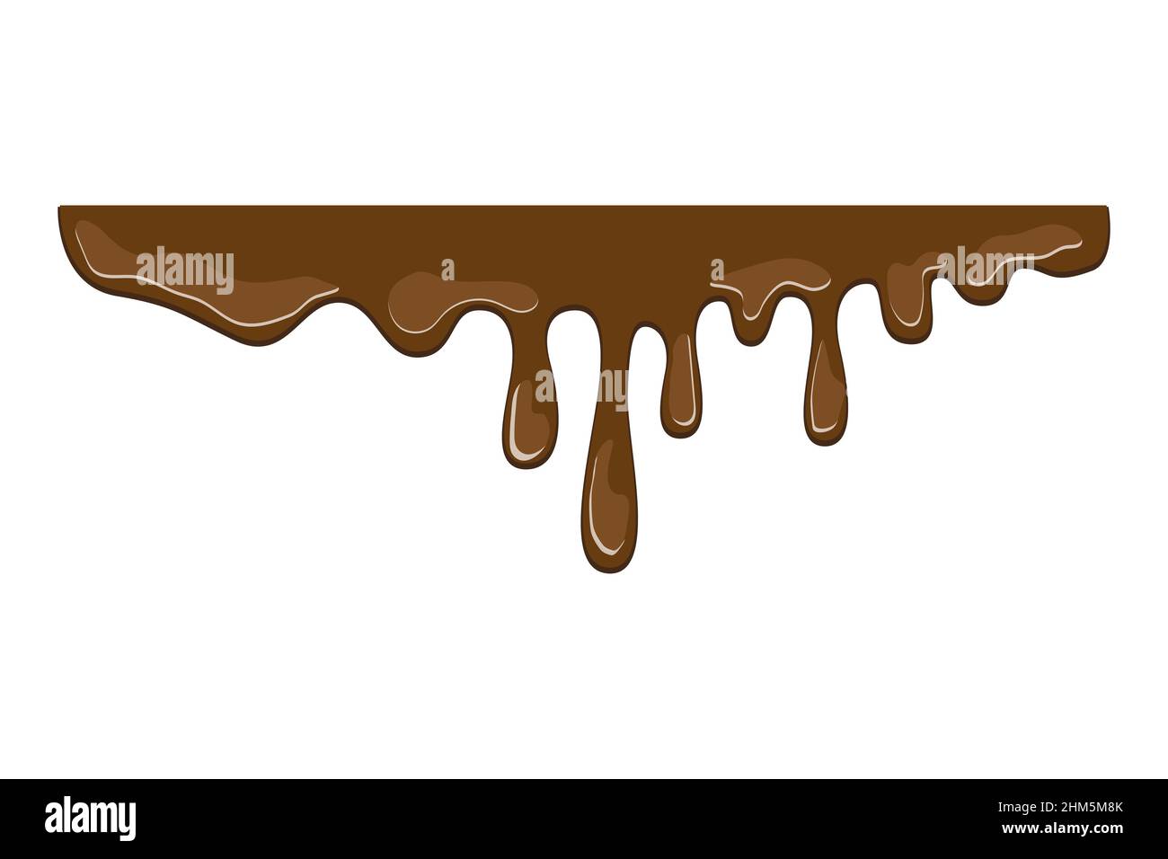 Chocolate splat vector illustration Stock Vector