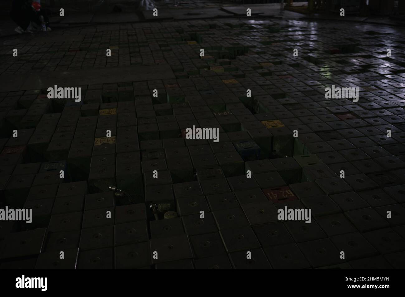 The biological shield and reactor hall of reactor 3 at the Chernobyl