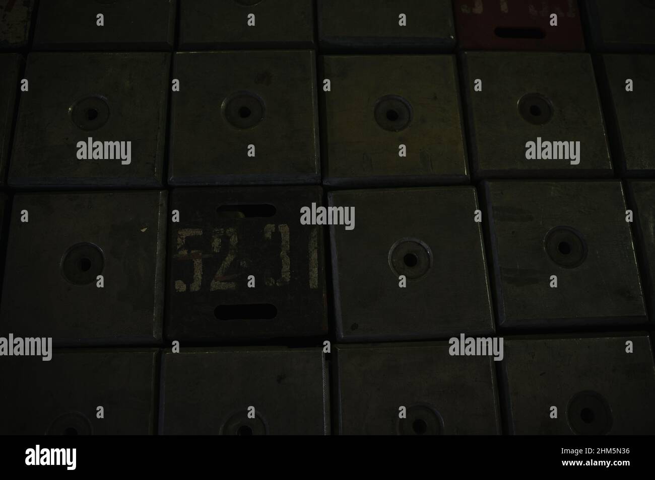 The biological shield and reactor hall of reactor 3 at the Chernobyl