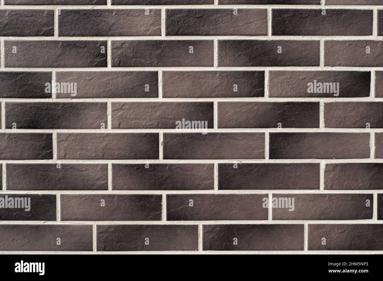 New black brick wall background Stock Photo