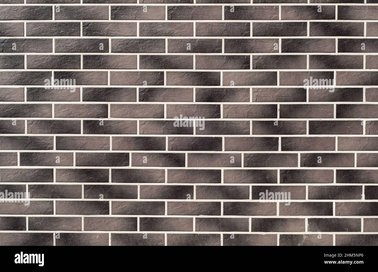 New black brick wall background Stock Photo