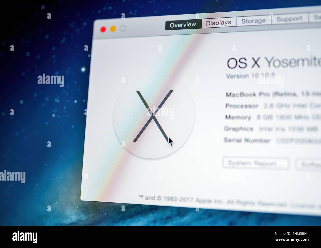 mac os x version 10.10.5 or later