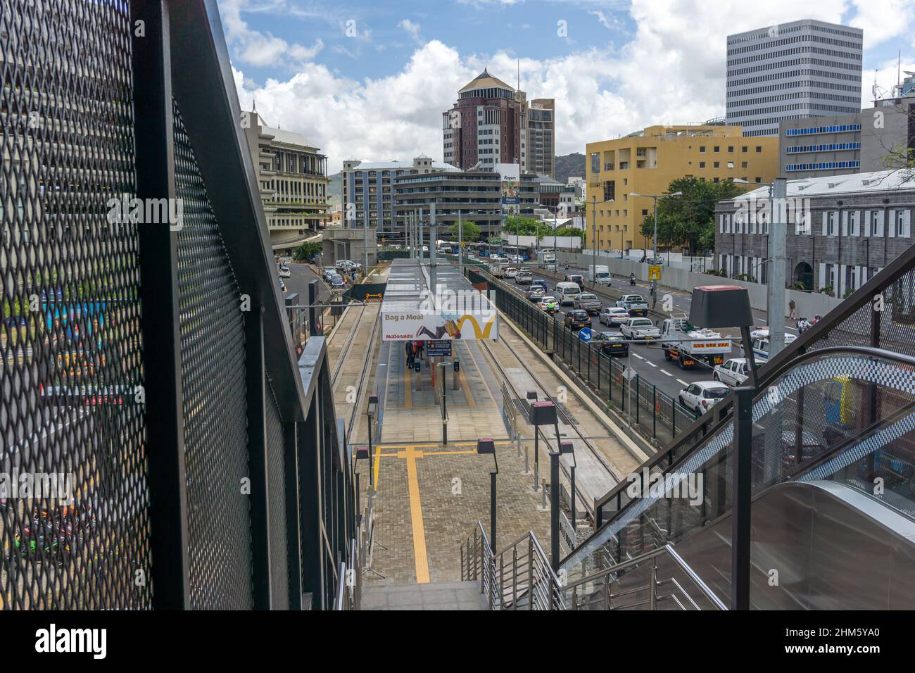 14 December 2021, Mauritius - Capital city Port Louis, Mauritius is an important business and offshore financial centre Stock Photo