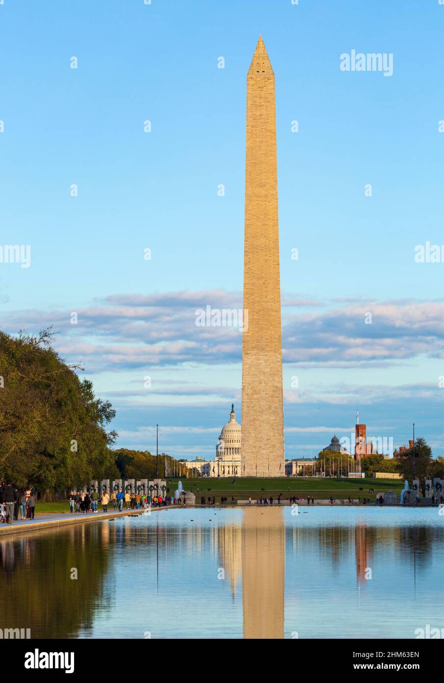 Washington Monument Stock Photo