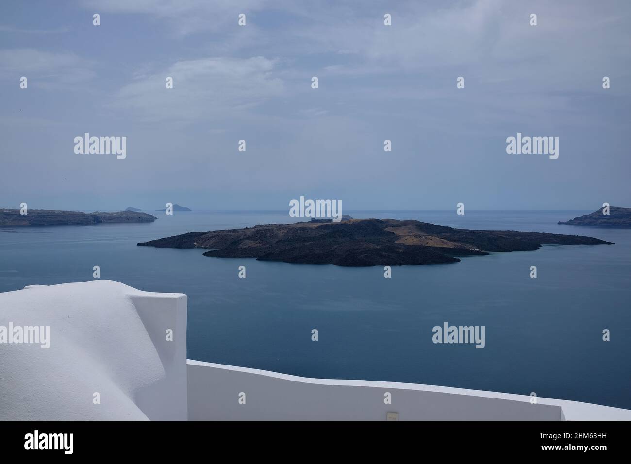 Santorini volcano eruption hi-res stock photography and images - Alamy