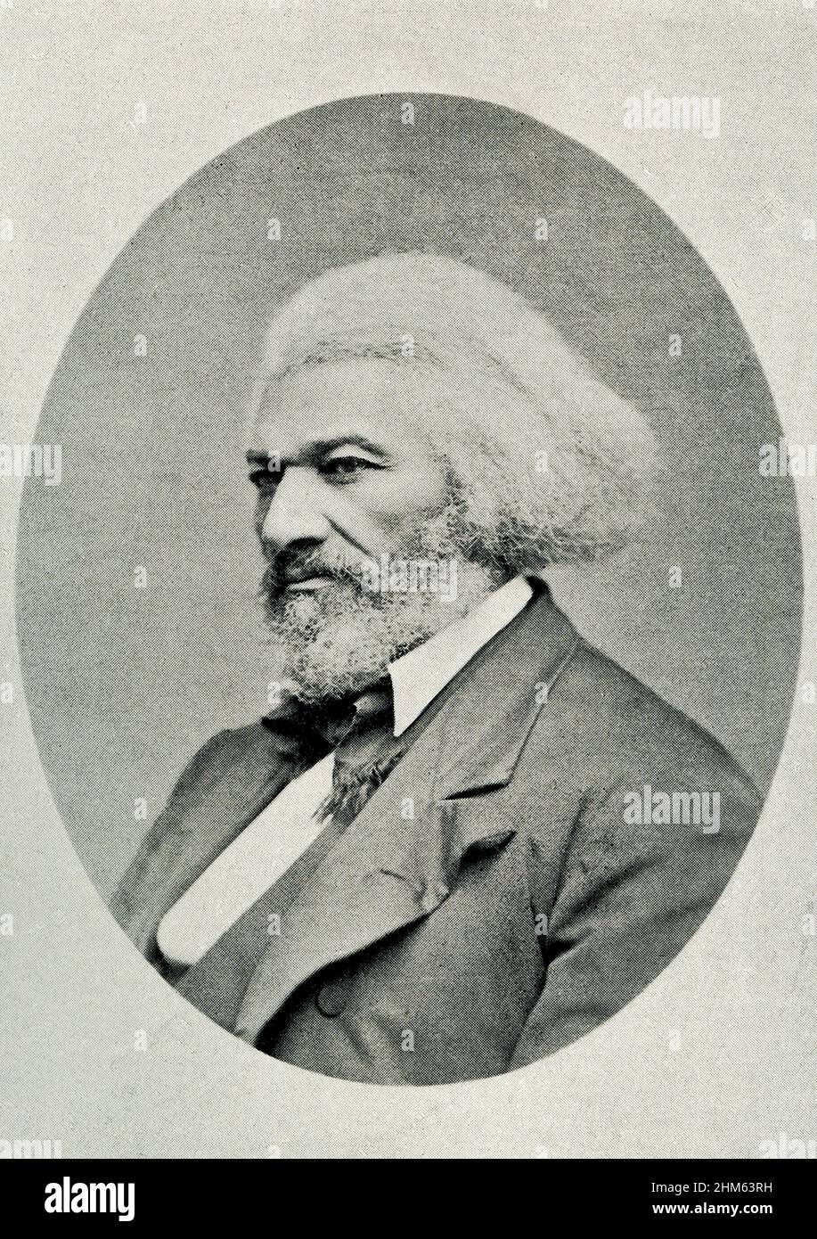 Frederick Douglass (died 1895) was an African-American social reformer, abolitionist, orator, writer, and statesman. After escaping from slavery in Maryland, he became a national leader of the abolitionist movement in Massachusetts and New York, becoming famous for his oratory and incisive antislavery writings. Stock Photo