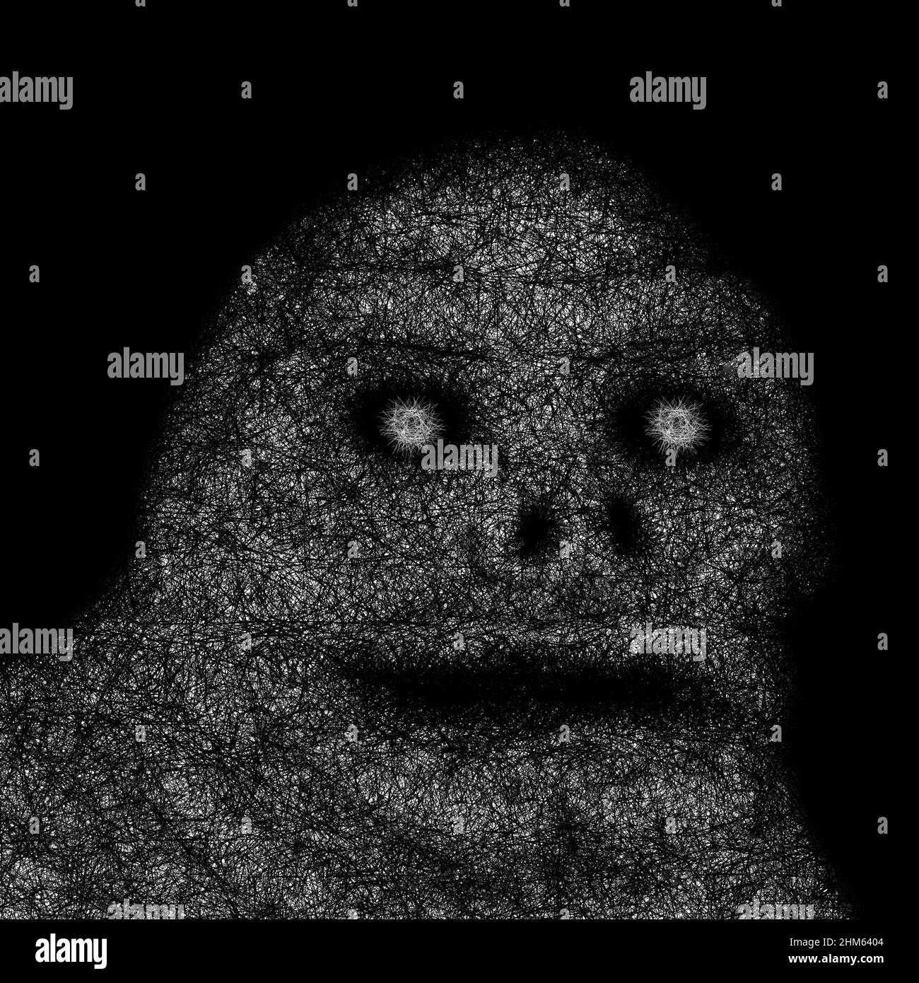 Scary Face With Glowing Eyes Covered In Background, Picture Of Troll Face,  Troll, Norway Background Image And Wallpaper for Free Download