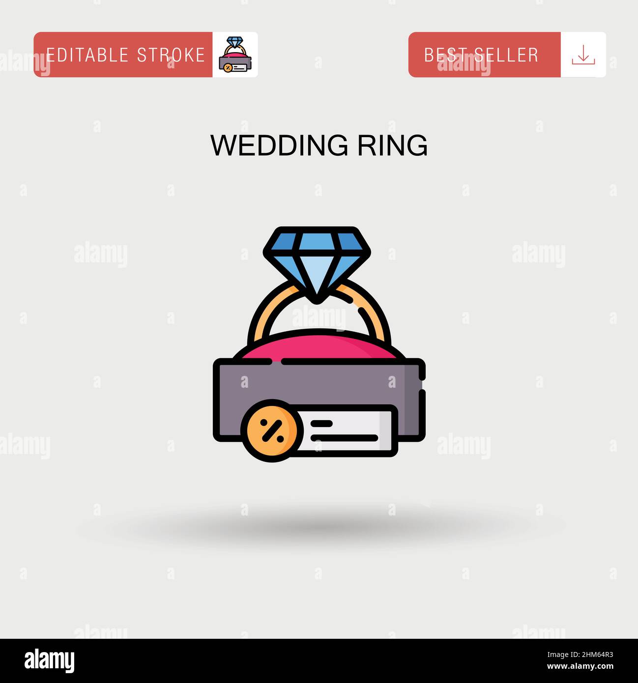 Wedding ring Stock Vector Images - Alamy