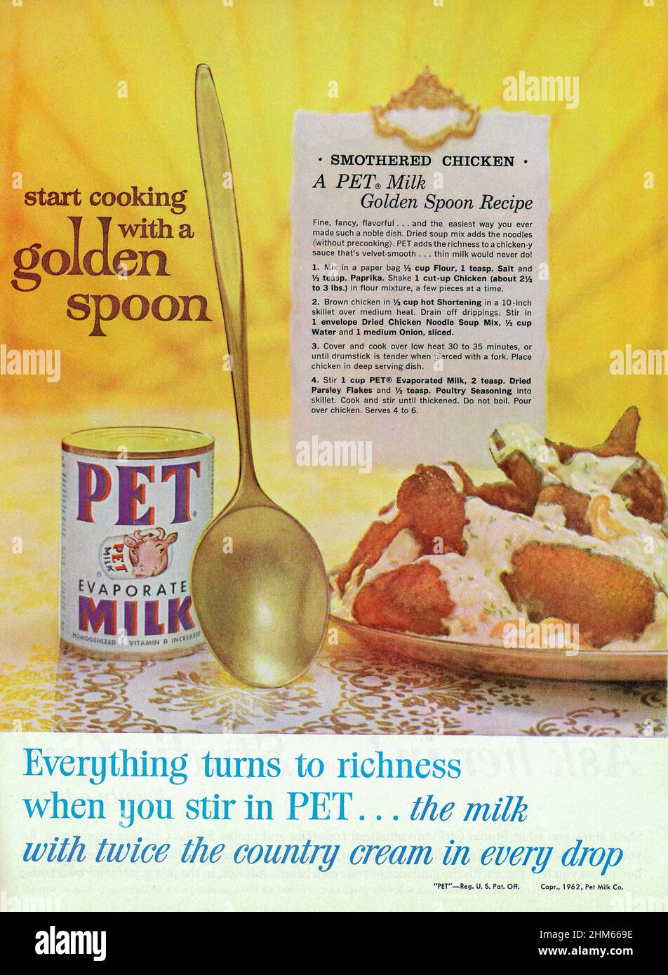 Vintage September 1962 'Good Housekeeping' magazine advert, USA Stock Photo