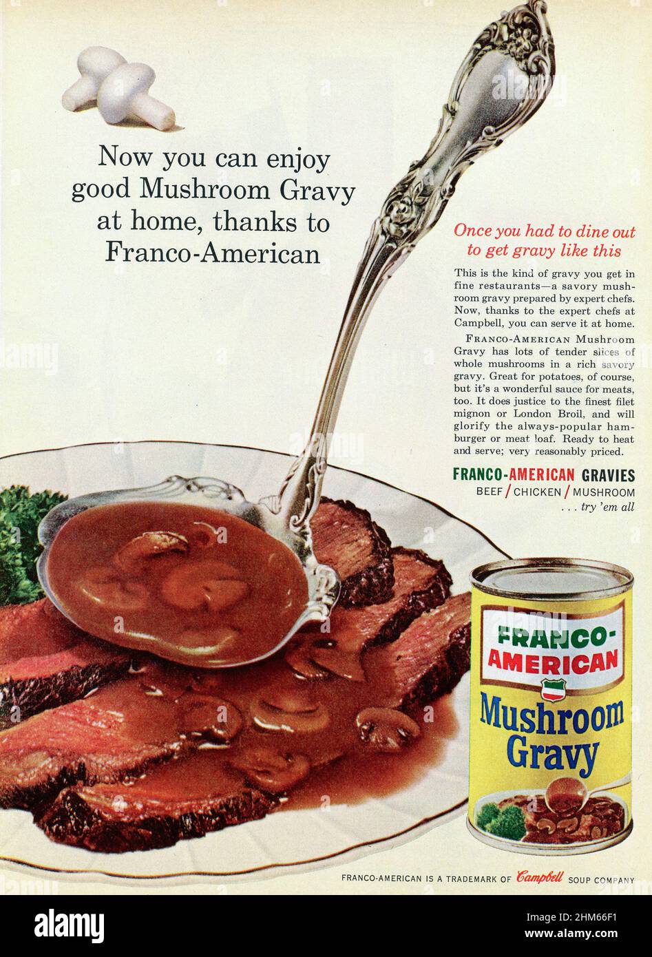 Vintage September 1962 "Good Housekeeping" magazine advert, USA Stock Photo