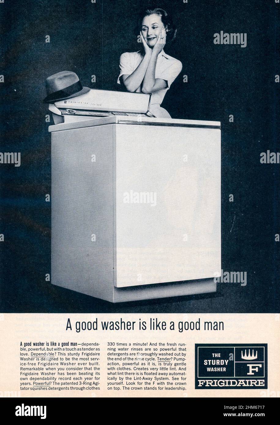 Vintage September 1962 'Good Housekeeping' magazine advert, USA Stock Photo
