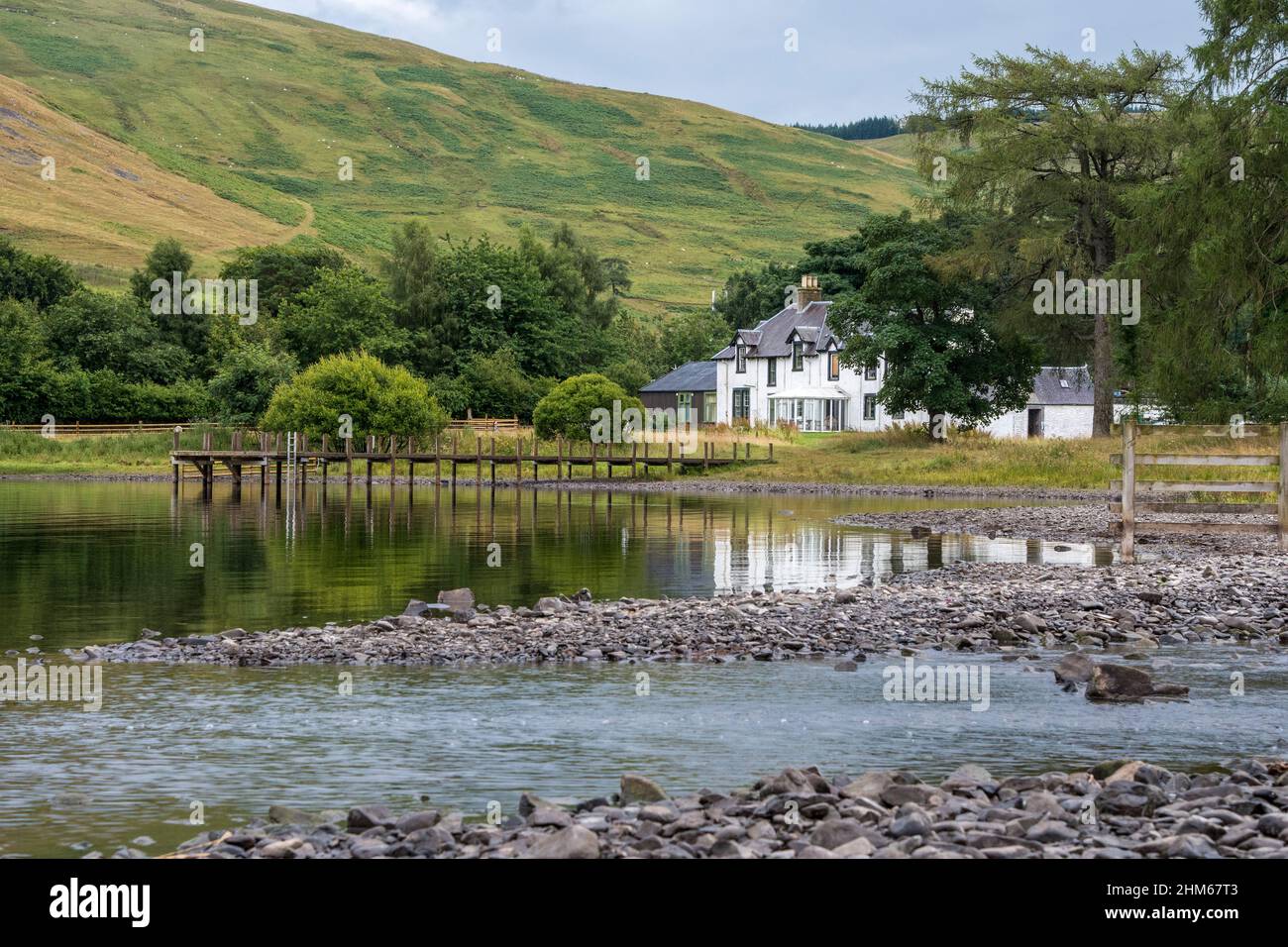 Tibbie Shiels Inn, St Marys Loch, Scottish Borders Stock Photo