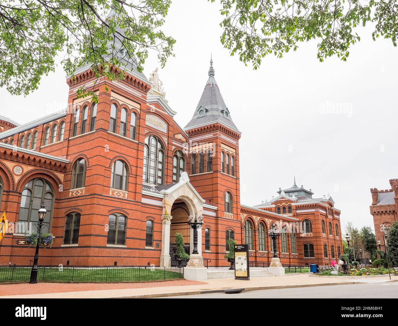 Smithsonian Institution Arts and Industries Building, Washington, DC USA Stock Photo