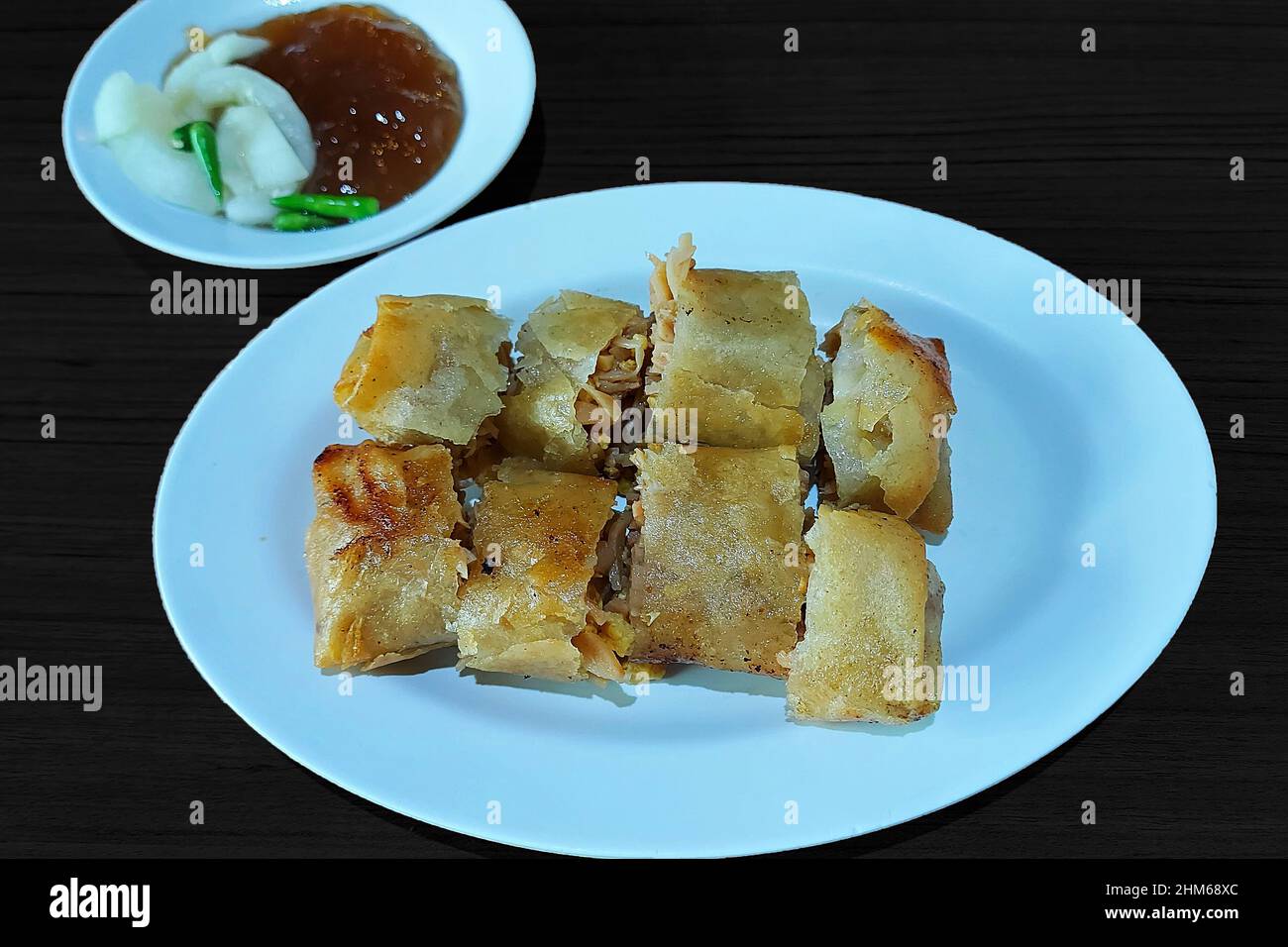 Lumpia Semarang, Traditional Food of Indonesia Stock Photo
