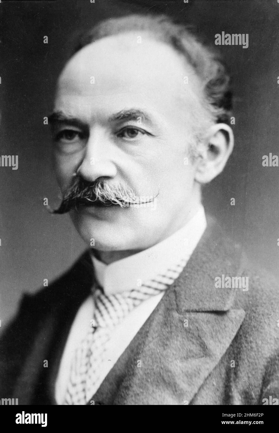 A portrait of the English writer Thomas Hardy, author of Tess of the D'urbervilles and The Mayor of Casterbridge, Stock Photo