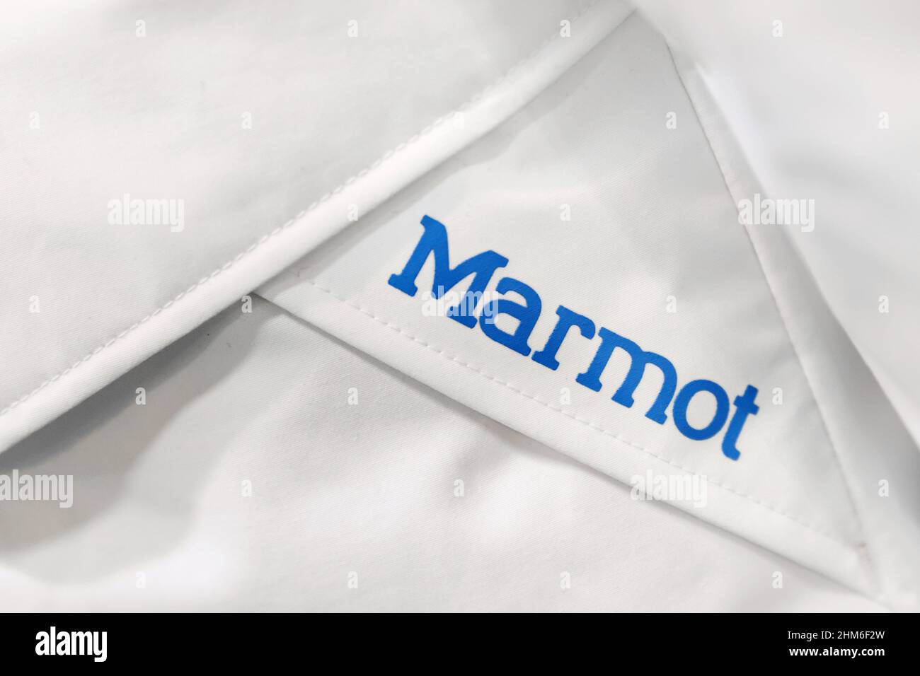 Marmot jacket hi-res stock photography 