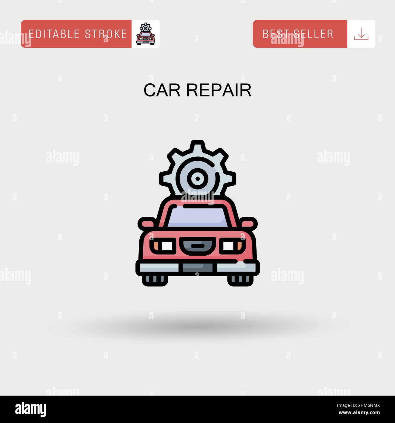 Car repair Simple vector icon Stock Vector Image & Art Alamy