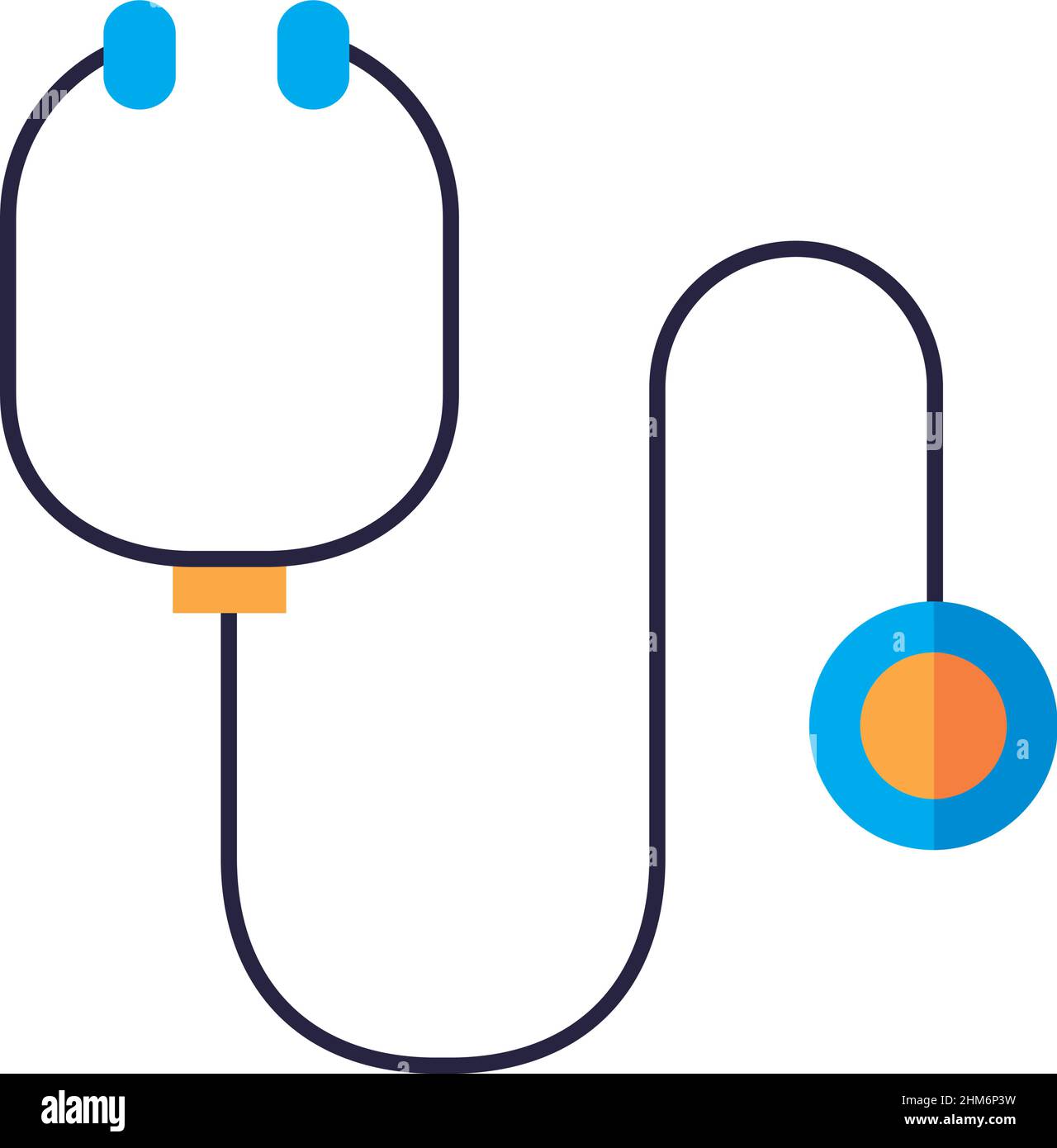 stethoscope medical tool accessory icon Stock Vector Image & Art - Alamy