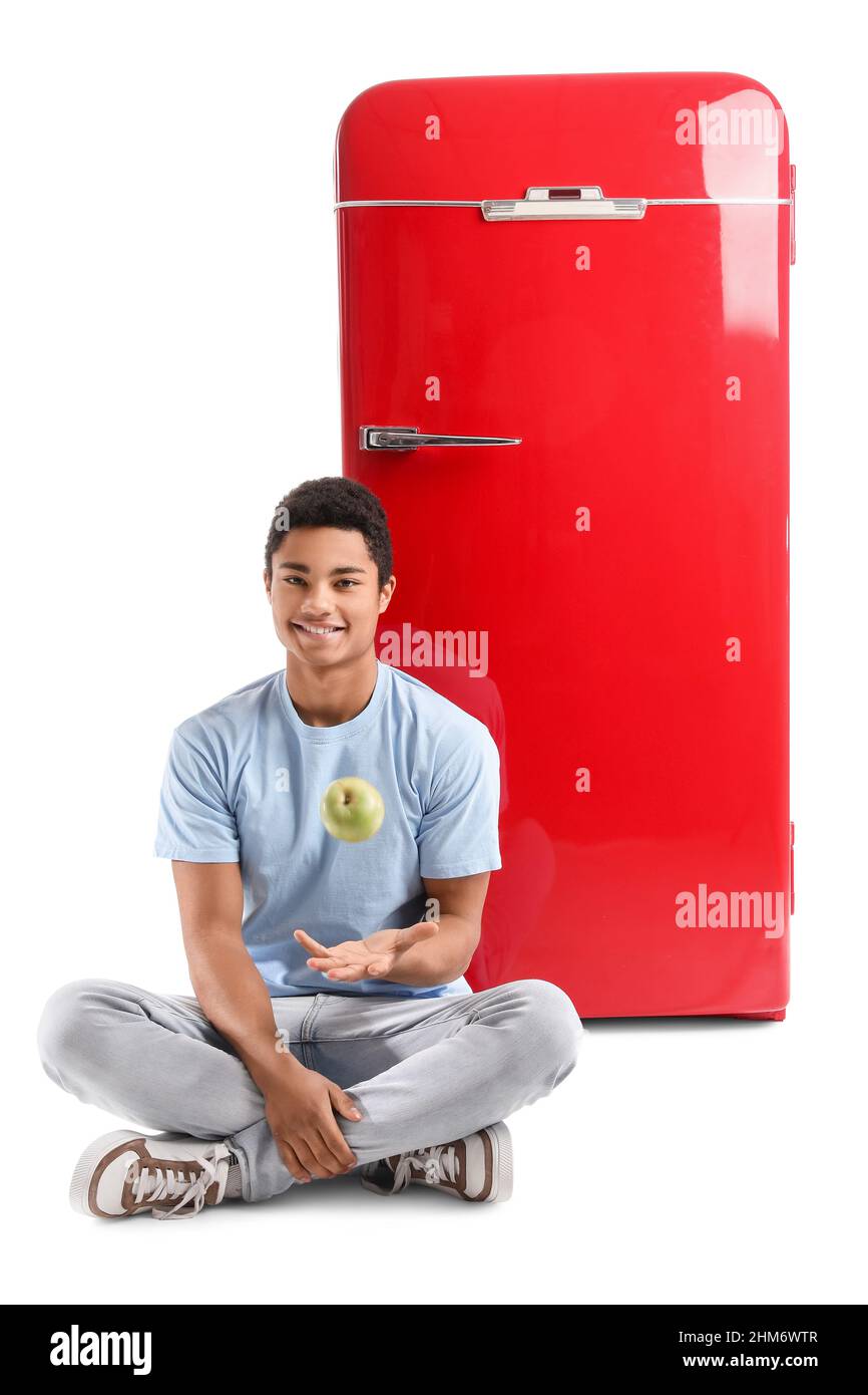 Teenager refrigerator Cut Out Stock Images & Pictures Alamy